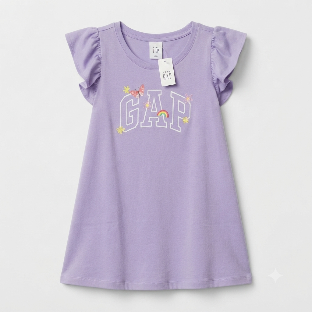 Vestido Gap lila - Talla 3t