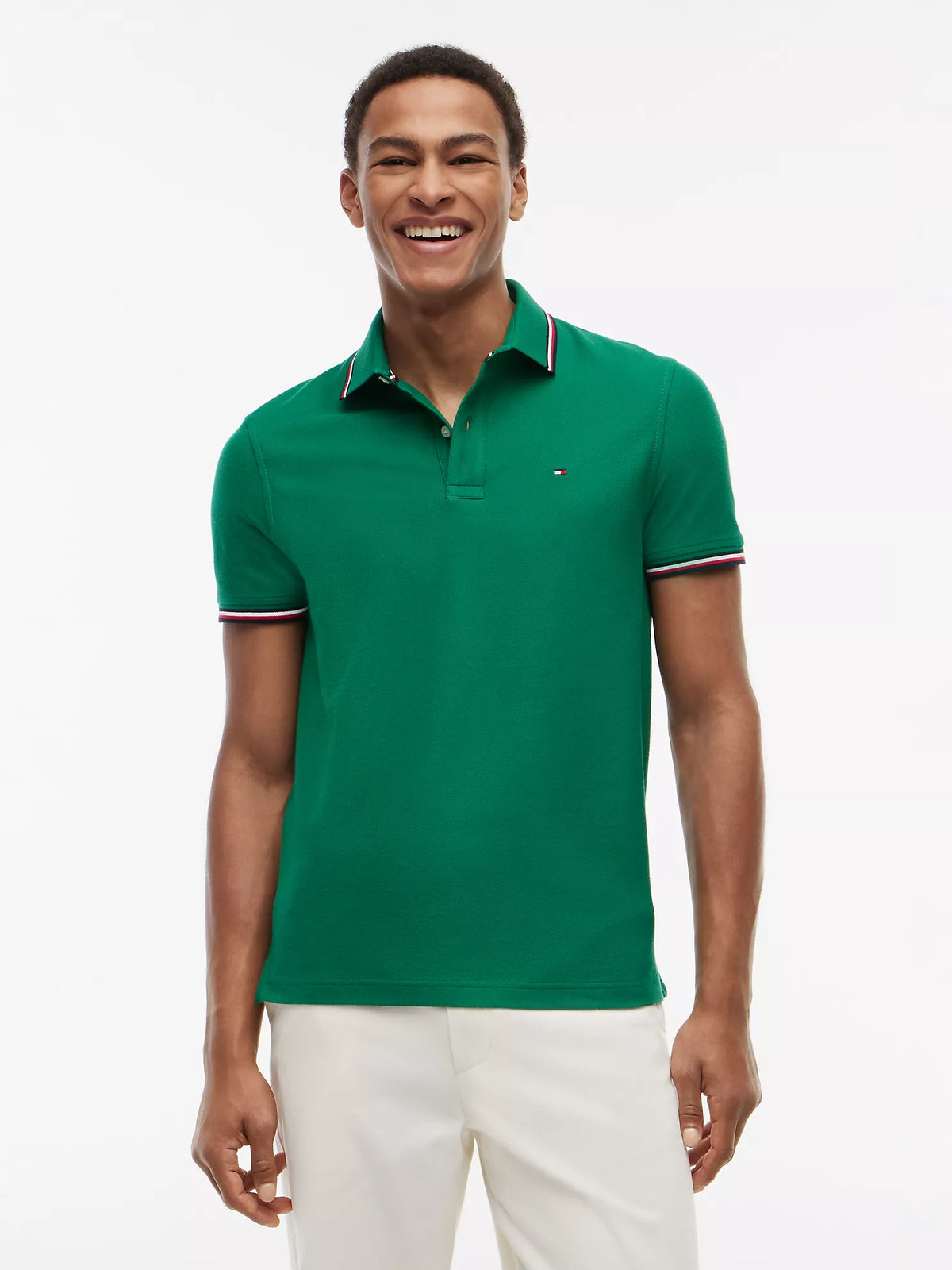 Polo Tommy Wicking de corte regular
