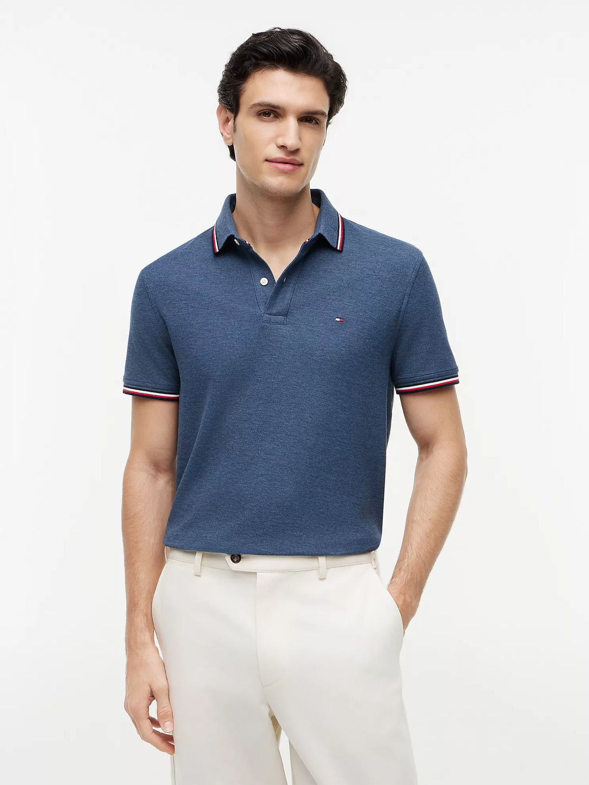 Polo Tommy Wicking de corte regular