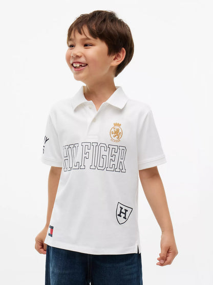 Polo infantil con logo de Hilfiger