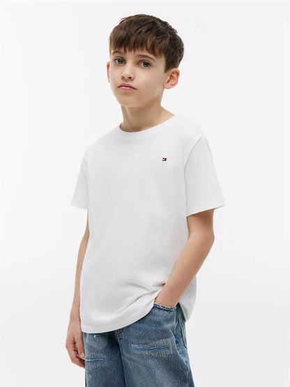 Camiseta infantil de cuello redondo para uso diario