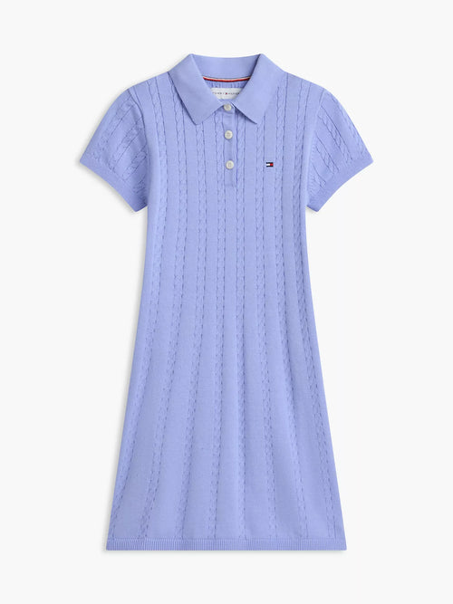 Vestido de punto tipo polo