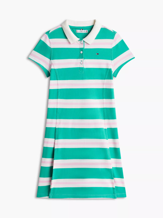 Vestido polo de rugby a rayas