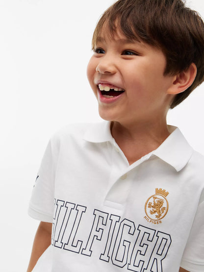 Polo infantil con logo de Hilfiger