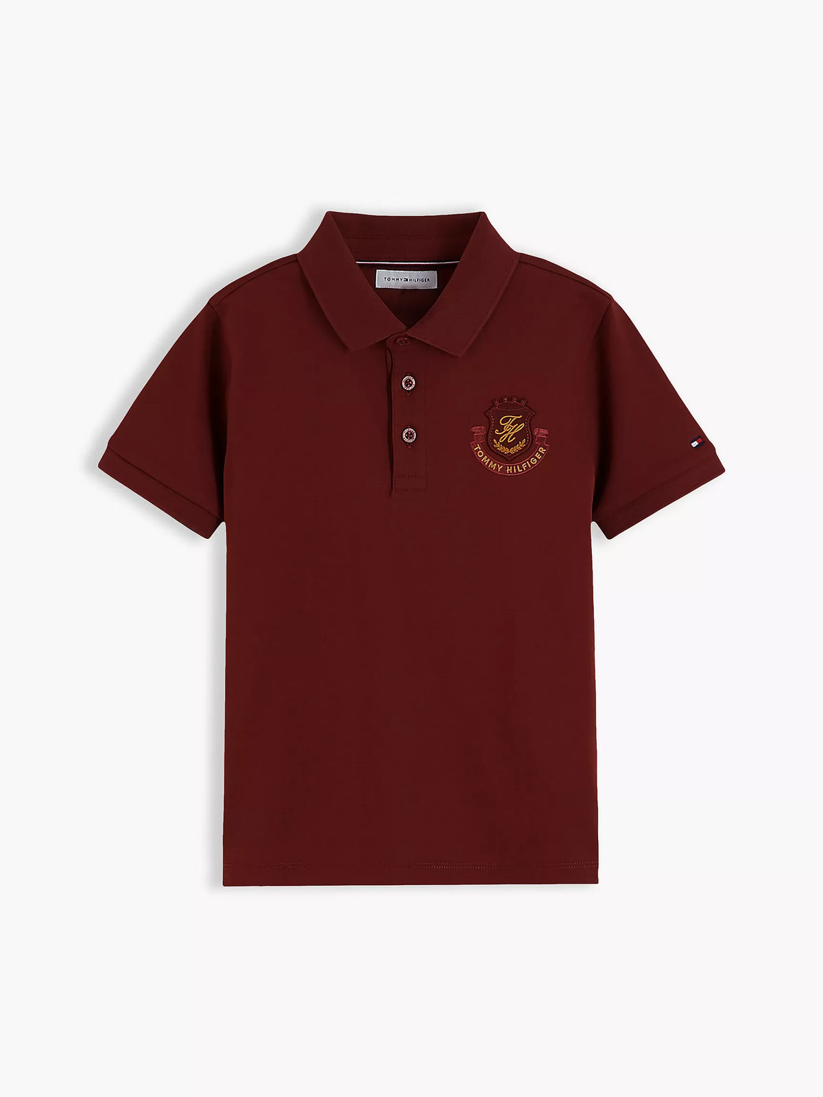 Polo infantil con logo de escudo