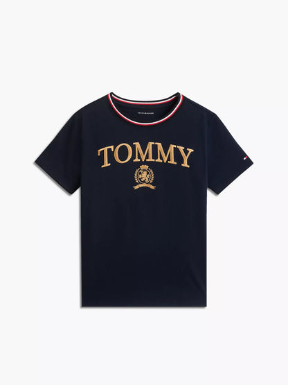 Camiseta infantil con el logo de Tommy Crest