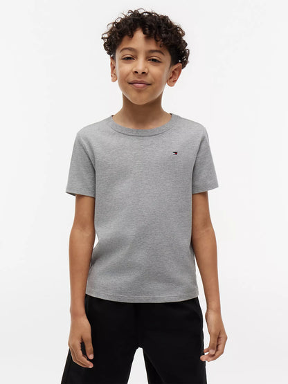 Camiseta infantil de cuello redondo para uso diario