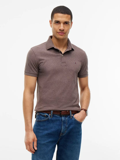 Polo de piqué elástico de corte ajustado
