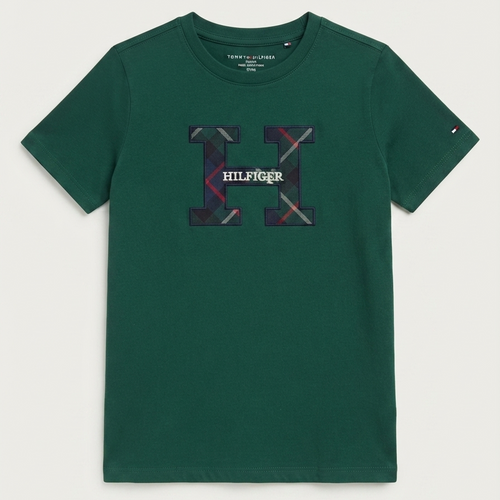 Camiseta Tommy Hilfiger H Bordada - Talla 12_14t
