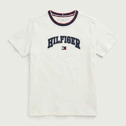 Camiseta Tommy Hilfiger Bordada - Talla 10_12t