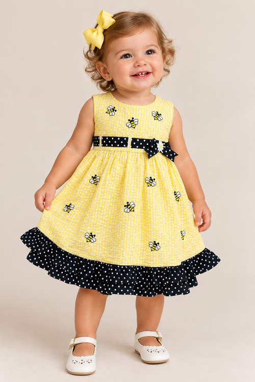 Vestido bebé abejita rare editions