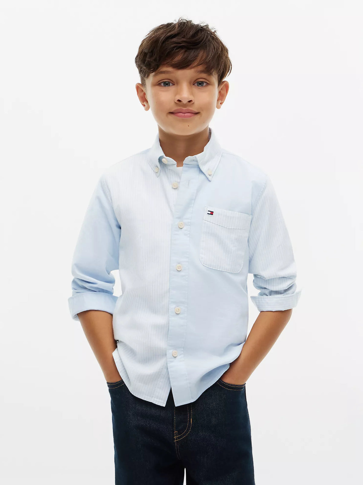 Camisa Oxford elástica