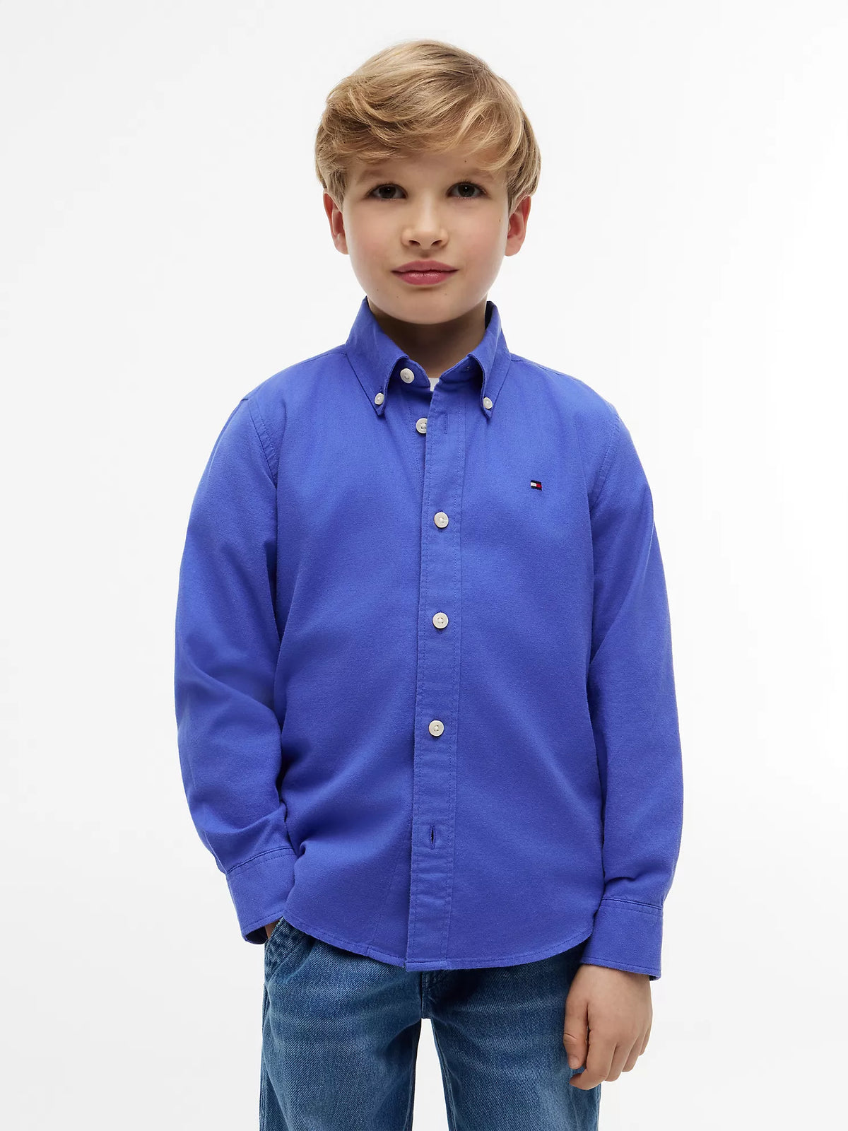 Camisa Oxford elástica