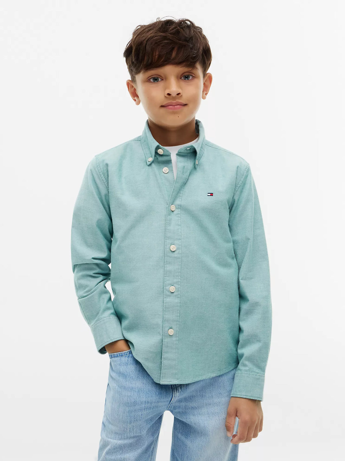 Camisa Oxford elástica