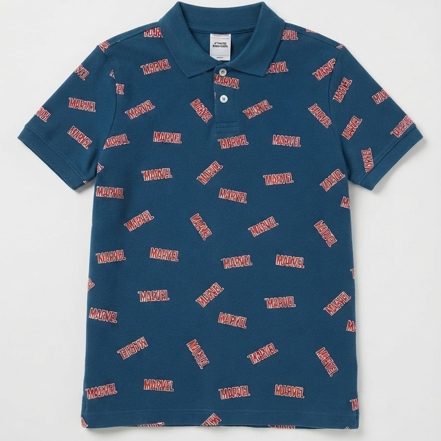 Polo MARVEL Logos - Talla 10t