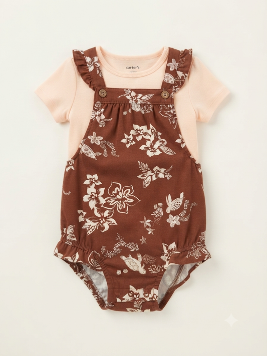 Romper y camiseta Carters - Talla 24M