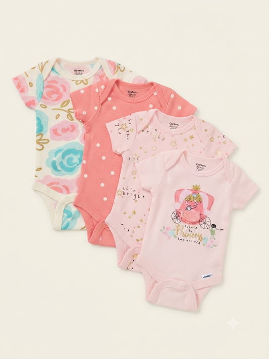 Set x4 mamelucos Gerber - Talla 0_3M