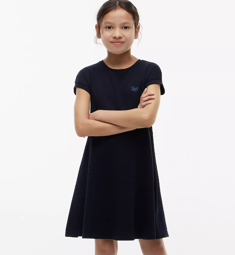 VESTIDO SKATER TOMMY NAVY