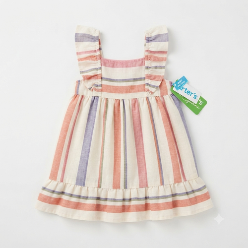 Vestido Carters rayas - Talla 18M