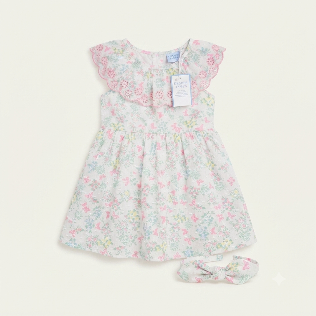 Vestido Draper James ojalillo - Talla 2t
