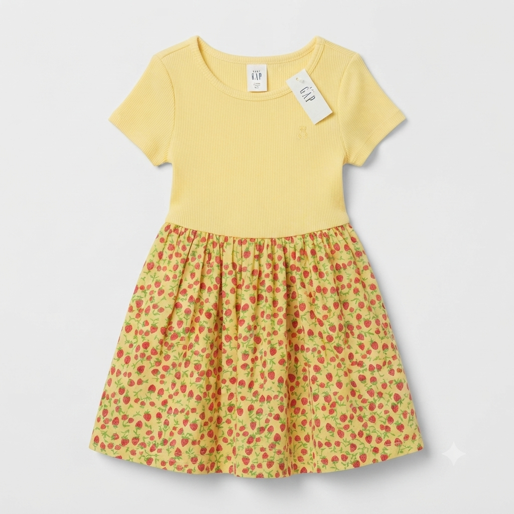 Vestido Gap amarillo cereza - Talla 2t
