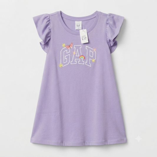 Vestido Gap lila - Talla 3t