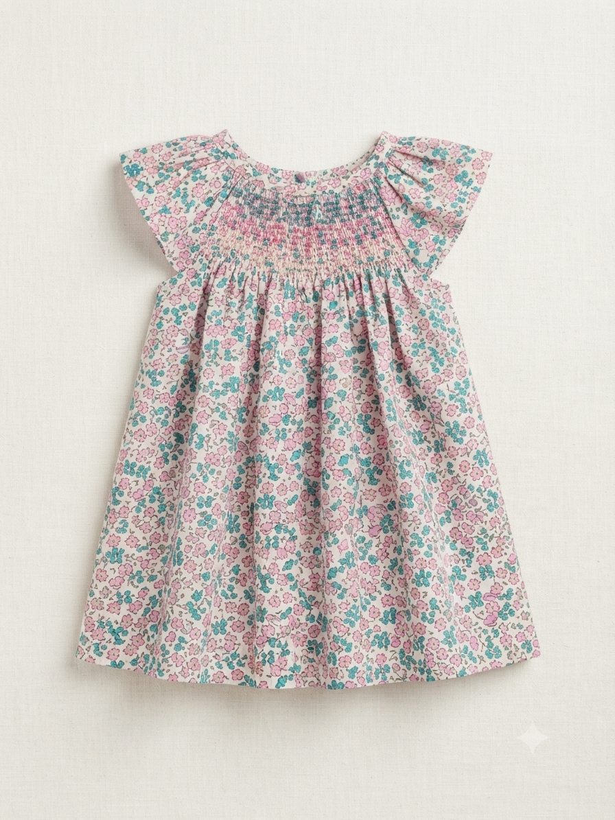 Vestido estampado bebé 3m