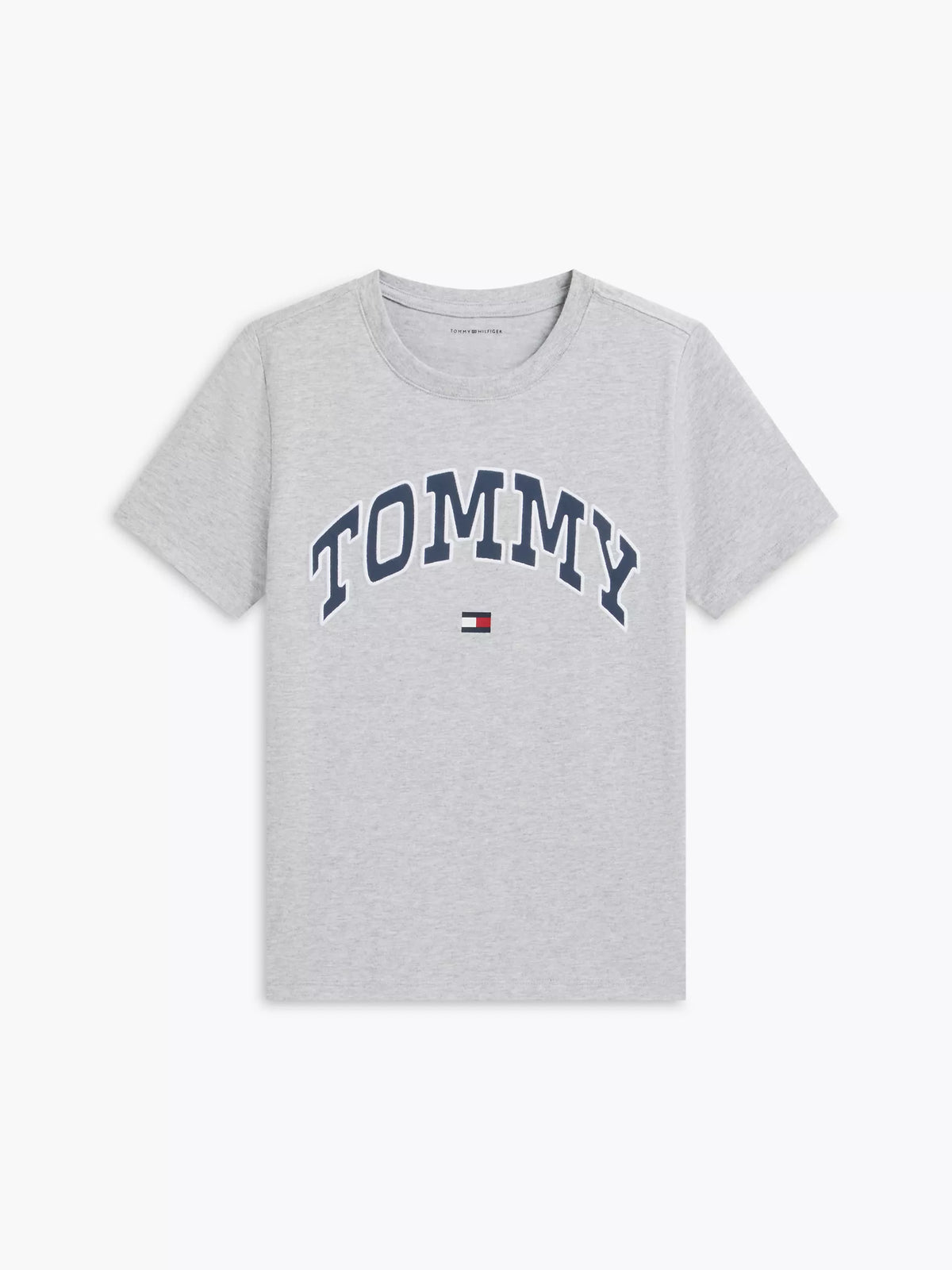 Camiseta infantil estilo universitario con logo Tommy