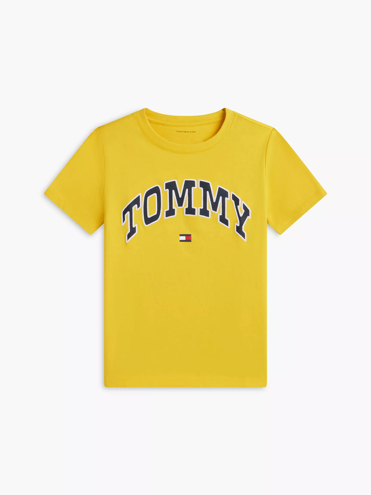 Camiseta infantil estilo universitario con logo Tommy