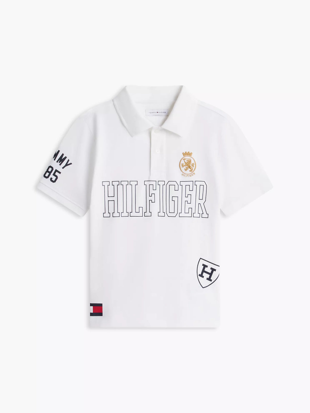 Polo infantil con logo de Hilfiger