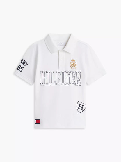 Polo infantil con logo de Hilfiger