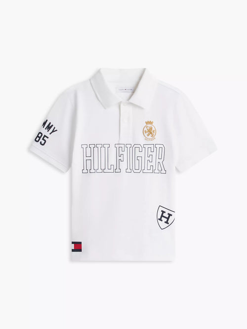 Polo infantil con logo de Hilfiger